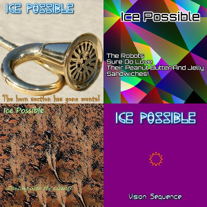 Small cover art for the 1st 4 Ice Possible songs on SoundsGoodManRecords.com