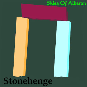 Album art for the music player for Stonehenge by Skies of Alberon on the SoundsGoodMan Record label.