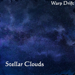 Album art for the music player for Stellar Clouds by Warp Drift on the SoundsGoodMan Records label
