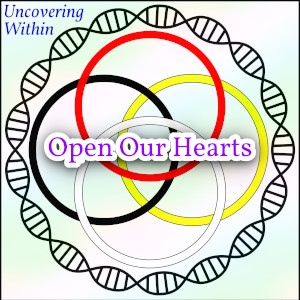 Album art for the music player for Open Our Hearts by Uncovering Within on the SoundsGoodMan Records label